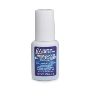 Mercury Adhesives Threadlocker Medium Strength (Brush-in-cap).